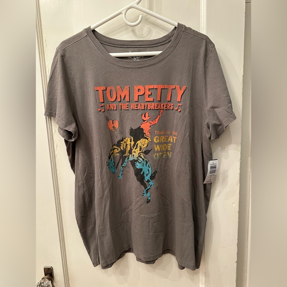 Torrid Gray Tom Petty Graphic T-Shirt
